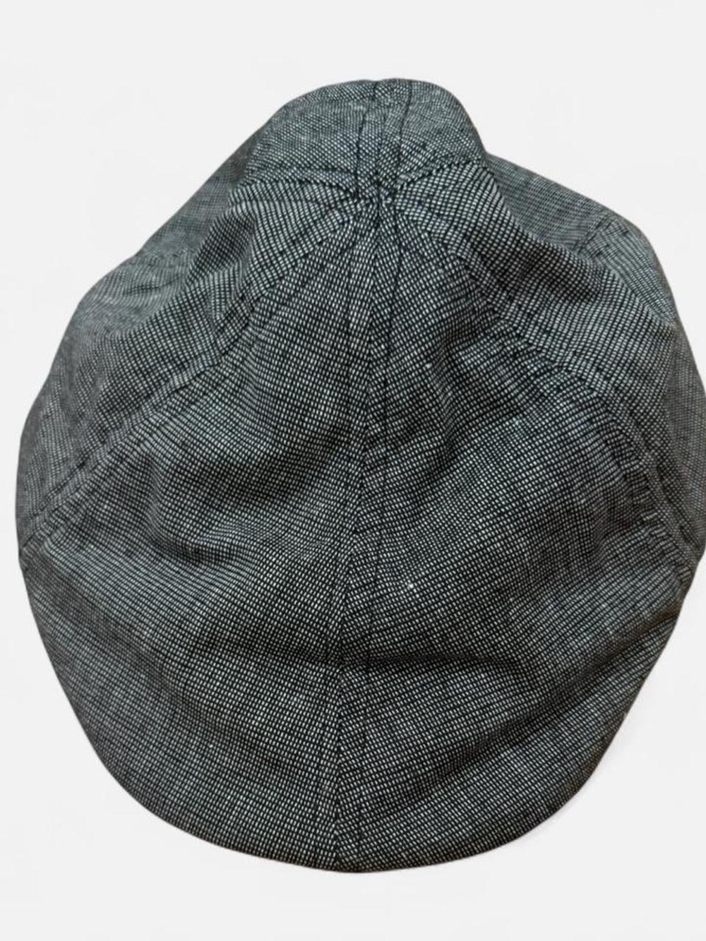 Sean John Grey Plaid Newsboy Cap (Size M/L)
